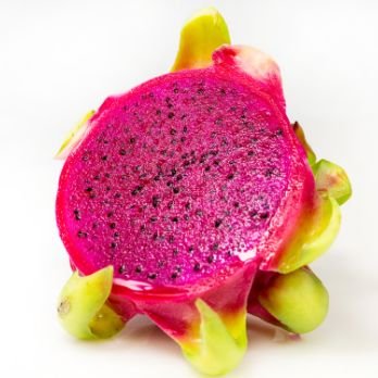 Drachenfrucht rot – Exotische Pitahaya mit süßem, rotem Fruchtfleisch Exoten Obstwelt