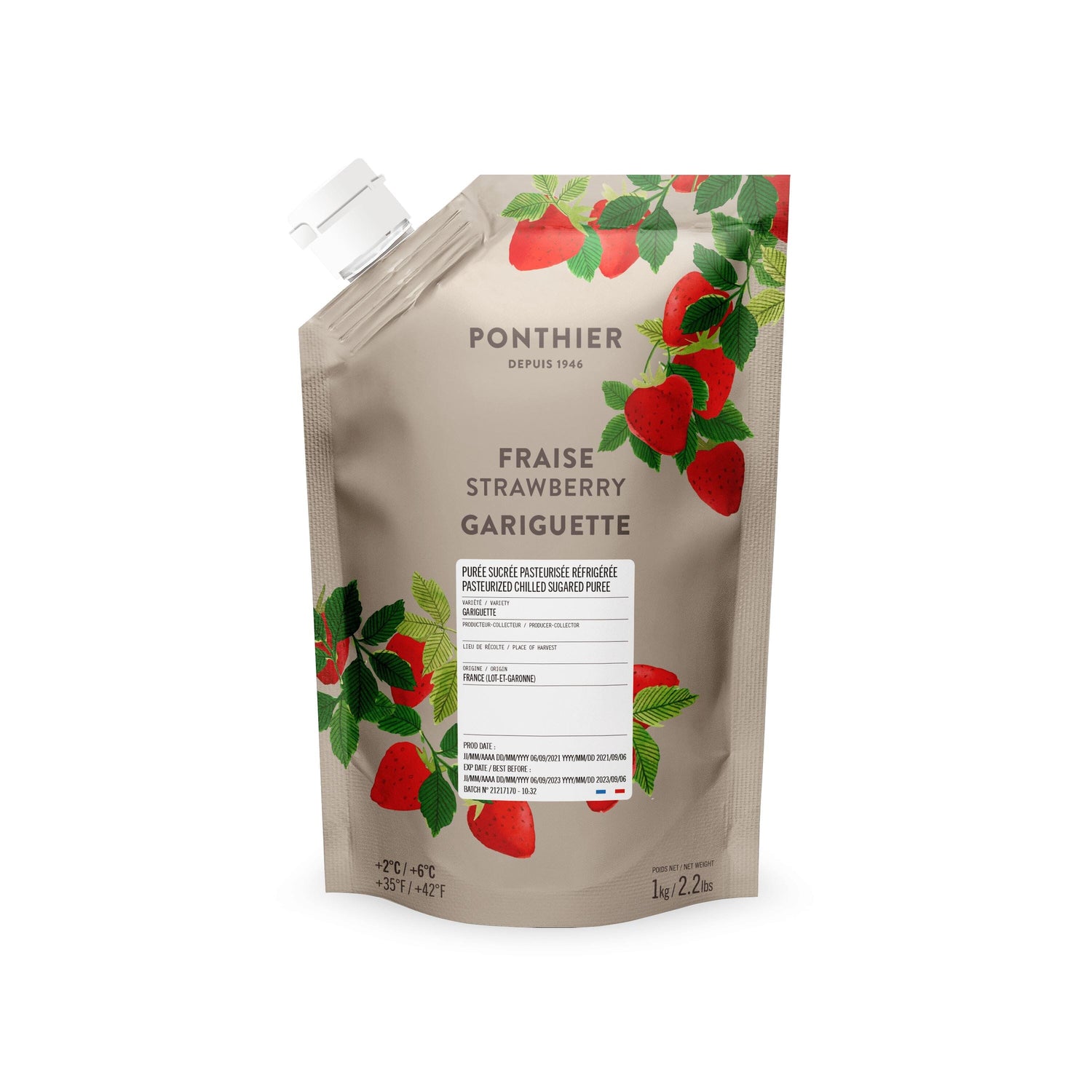 Erdbeer-Püree – Süßer Fruchtgenuss Fruchtpüree Obstwelt