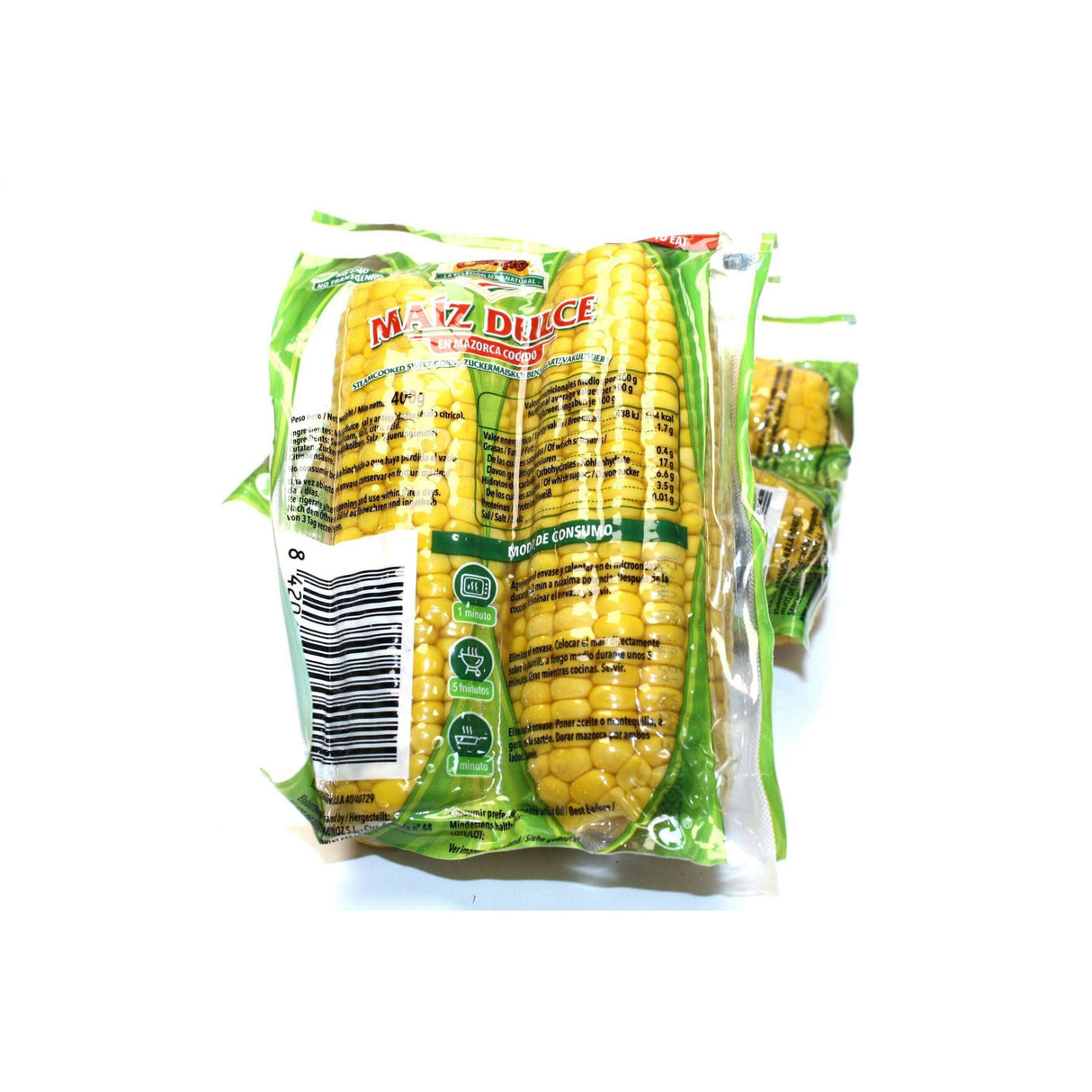 Gekochter Zuckermais – Süßer Mais für schnelle, frische Gerichte Gemüse Obstwelt