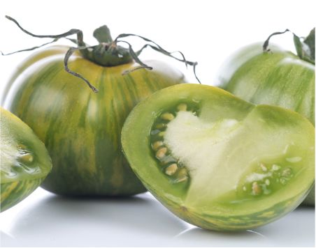 Grüne Zebra-Tomaten – Würzig-fruchtige Rarität für Gourmets Gemüse Obstwelt