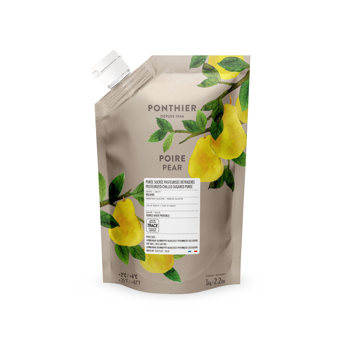 Williams Birnen-Püree – Aromatische Fruchtig Fruchtpüree Obstwelt