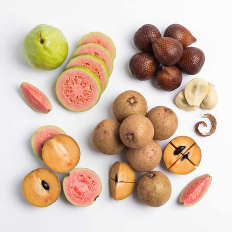 Exoten für Kenner – Guave, Salak & Sapodilla korb Obstwelt 