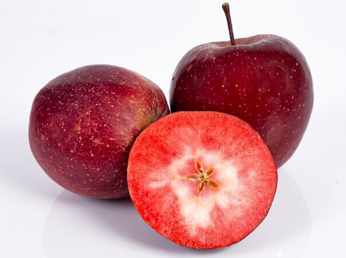 Apfel Red Love – knackiger Apfel mit rotem Fruchtfleisch Obst Obstwelt 