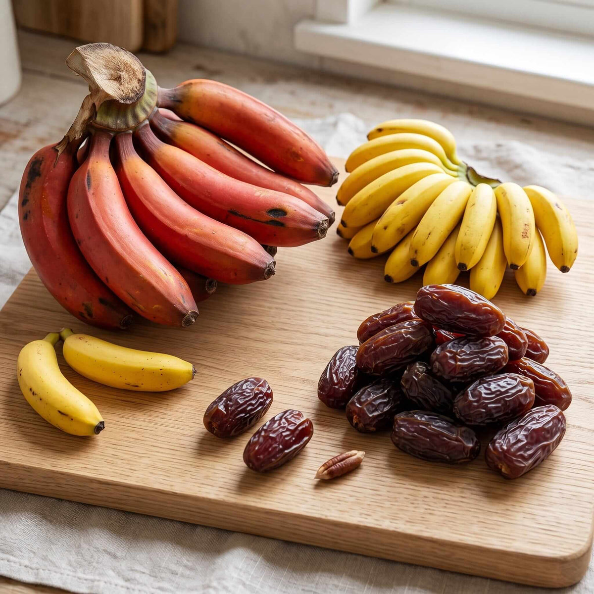 Bananen & Medjool – Probierbox mit zwei Bananensorten Obst Obstwelt 