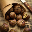 Maronen-Röstbox mit Rosmarin – 1 kg frische Esskastanien korb Obstwelt 