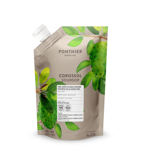 Guanabana Püree von PONTHIER – Tropisch-cremig für Dessert & Drink Fruchtpüree Obstwelt 