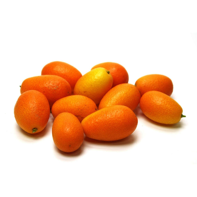 Frische Kumquats mit orangefarbener essbarer Schale