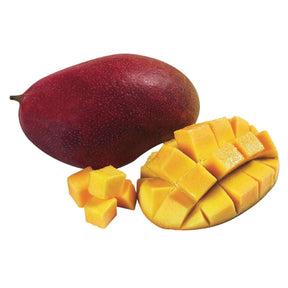 Mango Palmer mit rot-grüner Schale und saftigem Fruchtfleisch