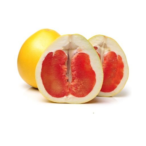 Rote Pomelo – große Zitrusfrucht mit rötlichem Fruchtfleisch